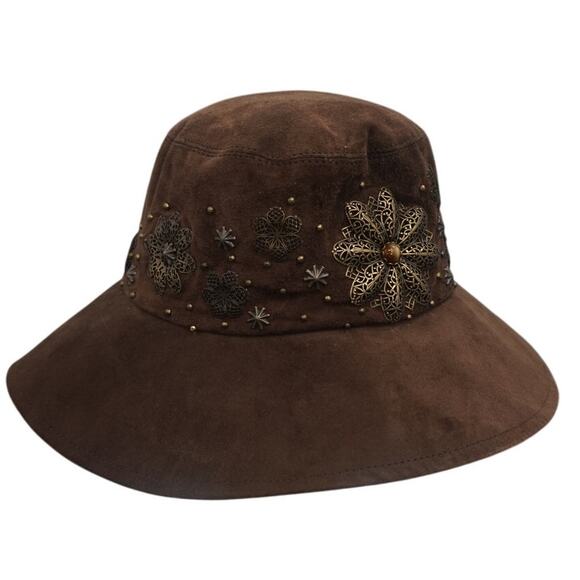 Eric Javits Suede Hat - Picture 1 of 3
